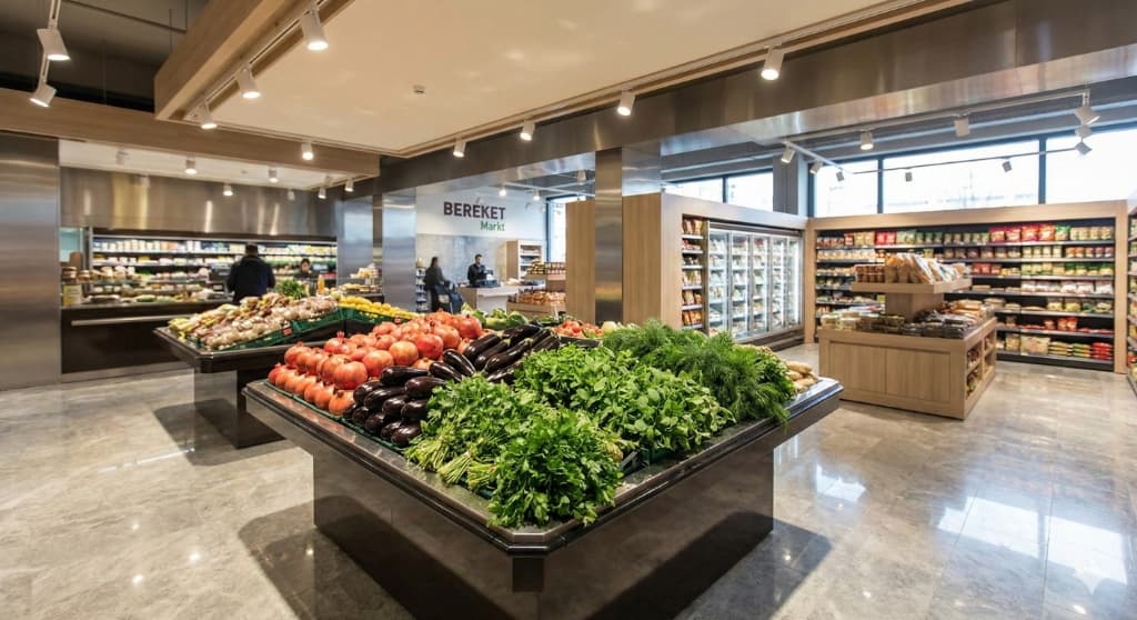 Bereket Market Interior