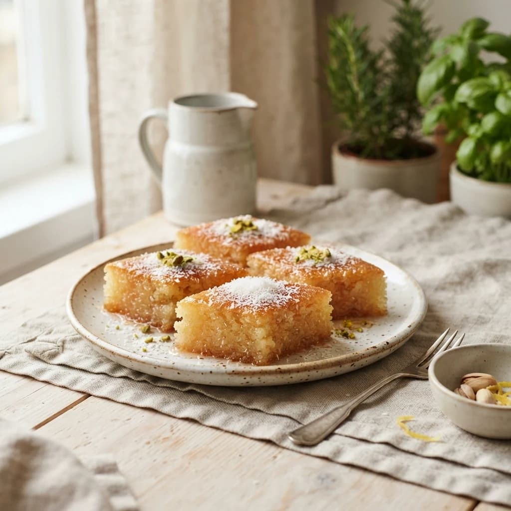 Revani – Grießkuchen mit Sirup