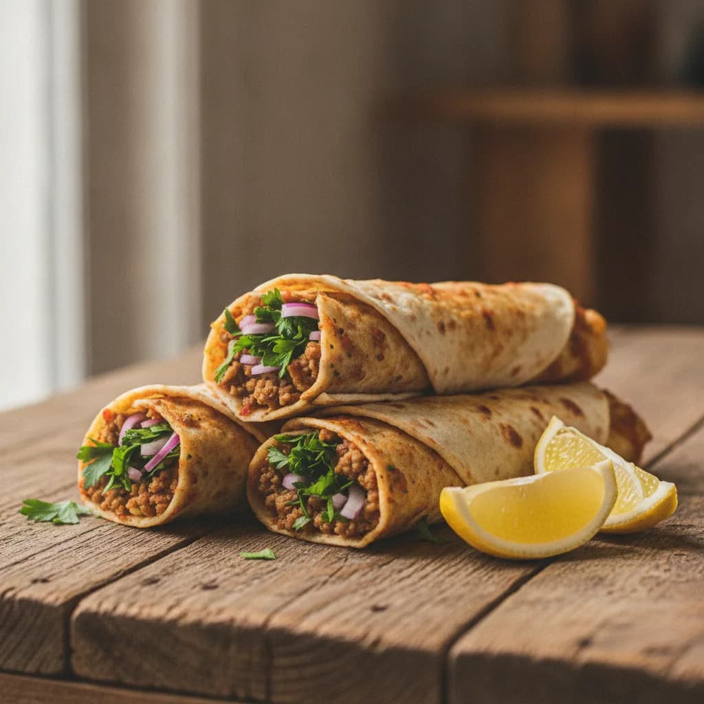 Lahmacun — Kıymalı İnce Hamur